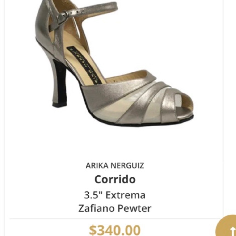 Arika Nerguiz Dance Shoes (tango) 10 USA  NWOT